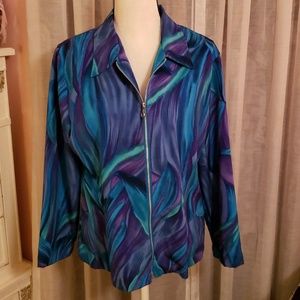 Blue Multi Color Jacket